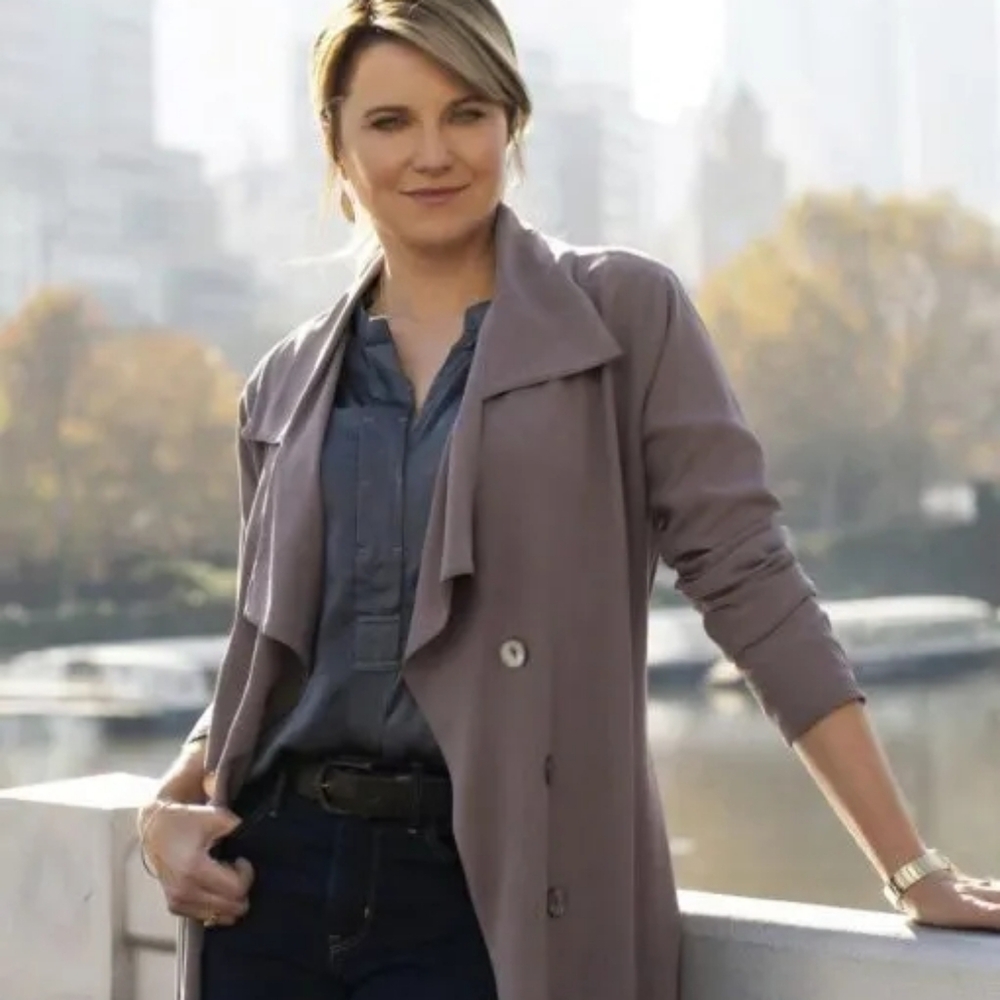 Women's Classic Trench Coat - Gray